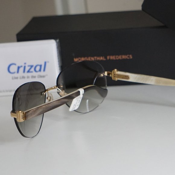 Morgenthal Frederics Sunglasses Buffalo Horn $1415 main image 4